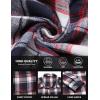 imageCOOFANDY Mens Flannel Shirts Long Sleeve Button Down Shirt with Pocket Casual Shirts Work Shirts for MenNavy Red White Plaid