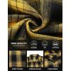 imageCOOFANDY Mens Flannel Shirts Long Sleeve Button Down Shirt with Pocket Casual Shirts Work Shirts for MenYellowBlack