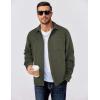 imageCOOFANDY Mens Flannel Shirts Long Sleeve Casual Cotton Plaid Button Down Shirt Jacket with PocketsArmy Green