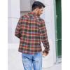 imageCOOFANDY Mens Flannel Shirts Long Sleeve Casual Plaid Button Down Shirt Cotton Shirt Cowboy Work Shirts with PocketsClassic British