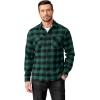 imageCOOFANDY Mens Flannel Shirts Long Sleeve Casual Plaid Button Down Shirt Cotton Shirt Cowboy Work Shirts with PocketsGreen