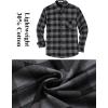 imageCOOFANDY Mens Flannel Shirts Long Sleeve Plaid Button Down Shirt Casual Cotton Shirt with PocketBuffalo Gray