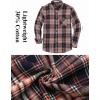 imageCOOFANDY Mens Flannel Shirts Long Sleeve Plaid Button Down Shirt Casual Cotton Shirt with PocketPlaid Orangebuffalo