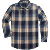 imageCOOFANDY Mens Flannel Shirts Long Sleeve Plaid Button Down Shirts Casual Cotton ShirtsKhakiBlue
