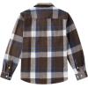 imageCOOFANDY Mens Flannel Shirts Long Sleeve Plaid Shirt Jacket Button Down Shirt with PocketsBrown