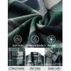 imageCOOFANDY Mens Flannel Shirts Long Sleeve Plaid Shirt Jacket Button Down Shirt with PocketsGreen