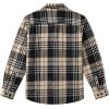imageCOOFANDY Mens Flannel Shirts Long Sleeve Plaid Shirt Jacket Button Down Shirt with PocketsKhaki