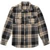 imageCOOFANDY Mens Flannel Shirts Long Sleeve Plaid Shirt Jacket Button Down Shirt with PocketsKhaki