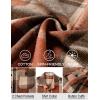 imageCOOFANDY Mens Flannel Shirts Long Sleeve Plaid Shirt Jacket Button Down Shirt with PocketsOrange