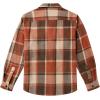 imageCOOFANDY Mens Flannel Shirts Long Sleeve Plaid Shirt Jacket Button Down Shirt with PocketsOrange