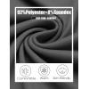 imageCOOFANDY Mens Flannel Shirts Long Sleeve Thermal Button Down Shirt Shacket Lightweight JacketDark Gray