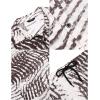 imageCOOFANDY Mens Hawaiian Matching Set Summer Beach 2 Piece Outfits Flower Button Down Shirts and Shorts Vacation OutfitsBlack and White Stripes