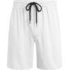imageCOOFANDY Mens Hawaiian Matching Set Summer Beach 2 Piece Outfits Flower Button Down Shirts and Shorts Vacation OutfitsPure White