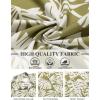imageCOOFANDY Mens Hawaiian Shirt Short Sleeve Button Down Shirt Tropical Summer Beach ShirtLeafgreen