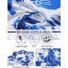imageCOOFANDY Mens Hawaiian Shirt Short Sleeve Button Down Shirts Tropical Summer Beach Shirts Casual Floral Aloha ShirtsBlue