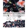 imageCOOFANDY Mens Hawaiian Shirt Short Sleeve Button Down Shirts Tropical Summer Beach Shirts Casual Floral Aloha ShirtsNavypink Flower