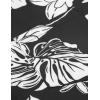 imageCOOFANDY Mens Hawaiian Tropical Shirt Short Sleeve Casual Button Down Floral Summer Beach Shirts with PocketBblack Leaves