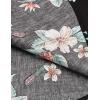 imageCOOFANDY Mens Hawaiian Tropical Shirt Short Sleeve Casual Button Down Floral Summer Beach Shirts with PocketBlack
