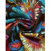imageCOOFANDY Mens Hawaiian Tropical Shirt Short Sleeve Casual Button Down Floral Summer Beach Shirts with PocketBlack Flowers