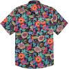 imageCOOFANDY Mens Hawaiian Tropical Shirt Short Sleeve Casual Button Down Floral Summer Beach Shirts with PocketBlack Flowers