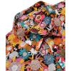 imageCOOFANDY Mens Hawaiian Tropical Shirt Short Sleeve Casual Button Down Floral Summer Beach Shirts with PocketBlack Sunflower