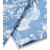 imageCOOFANDY Mens Hawaiian Tropical Shirt Short Sleeve Casual Button Down Floral Summer Beach Shirts with PocketBlue Flowers
