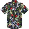 imageCOOFANDY Mens Hawaiian Tropical Shirt Short Sleeve Casual Button Down Floral Summer Beach Shirts with PocketGreen