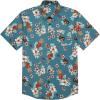 imageCOOFANDY Mens Hawaiian Tropical Shirt Short Sleeve Casual Button Down Floral Summer Beach Shirts with PocketGreen Guitar