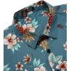 imageCOOFANDY Mens Hawaiian Tropical Shirt Short Sleeve Casual Button Down Floral Summer Beach Shirts with PocketGreen Guitar