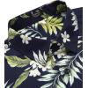 imageCOOFANDY Mens Hawaiian Tropical Shirt Short Sleeve Casual Button Down Floral Summer Beach Shirts with PocketNavy Floral