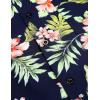 imageCOOFANDY Mens Hawaiian Tropical Shirt Short Sleeve Casual Button Down Floral Summer Beach Shirts with PocketPink Floral