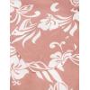 imageCOOFANDY Mens Hawaiian Tropical Shirt Short Sleeve Casual Button Down Floral Summer Beach Shirts with PocketPink Flowers
