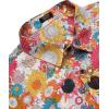 imageCOOFANDY Mens Hawaiian Tropical Shirt Short Sleeve Casual Button Down Floral Summer Beach Shirts with PocketSunflower