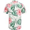 imageCOOFANDY Mens Hawaiian Tropical Shirt Short Sleeve Casual Button Down Floral Summer Beach Shirts with PocketWleaf  Flower