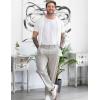 imageCOOFANDY Mens Knit Shirts Vintage Short Sleeve Button Down Shirt Casual Summer Beach ShirtWhite