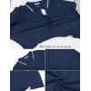 imageCOOFANDY Mens Knit Short Sleeve Button Down Shirt Vintage Polo Shirt Casual Summer Beach ShirtsMedieval Blue