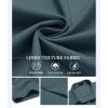 imageCOOFANDY Mens Linen Casual Short Sleeve Shirt Button Down Summer Beach ShirtsDeep Blue