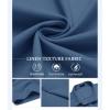 imageCOOFANDY Mens Linen Casual Short Sleeve Shirt Button Down Summer Beach ShirtsGalaxy Blue