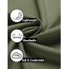 imageCOOFANDY Mens Linen Shirt Casual Short Sleeve Button Down Shirts Summer Beach Vacation TopsArmy Green