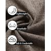 imageCOOFANDY Mens Linen Shirt Casual Short Sleeve Button Down Shirts Summer Beach Vacation TopsBrown