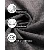 imageCOOFANDY Mens Linen Shirt Casual Short Sleeve Button Down Shirts Summer Beach Vacation TopsDark Gray