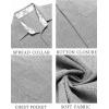 imageCOOFANDY Mens Linen Short Sleeve Button Down Shirts Casual Summer Beach Vacation ShirtsHarbor Mist