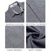 imageCOOFANDY Mens Linen Short Sleeve Button Down Shirts Casual Summer Beach Vacation ShirtsMedieval Blue