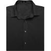imageCOOFANDY Mens Muscle Fit Dress Shirts WrinkleFree Short Sleeve Casual Button Down ShirtBlack