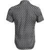 imageCOOFANDY Mens Muscle Fit Dress Shirts WrinkleFree Short Sleeve Casual Button Down ShirtFloral Black2