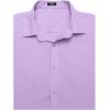 imageCOOFANDY Mens Muscle Fit Dress Shirts WrinkleFree Short Sleeve Casual Button Down ShirtLavender