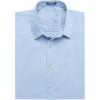 imageCOOFANDY Mens Muscle Fit Dress Shirts WrinkleFree Short Sleeve Casual Button Down ShirtLight Blue