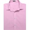 imageCOOFANDY Mens Muscle Fit Dress Shirts WrinkleFree Short Sleeve Casual Button Down ShirtLight Pink