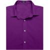 imageCOOFANDY Mens Muscle Fit Dress Shirts WrinkleFree Short Sleeve Casual Button Down ShirtPurple