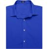 imageCOOFANDY Mens Muscle Fit Dress Shirts WrinkleFree Short Sleeve Casual Button Down ShirtRoyal Blue